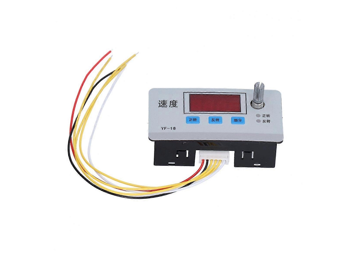 Controlador de motor de passo com display digital e placa de controle de motores de pulso CW/CCW
