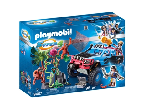 Playset Super 4 Monster Truck  9407 (95 pcs)