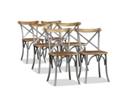 Dining Chair, Dining Chairs Vidaxl Multicolor Madeira (n/a)
