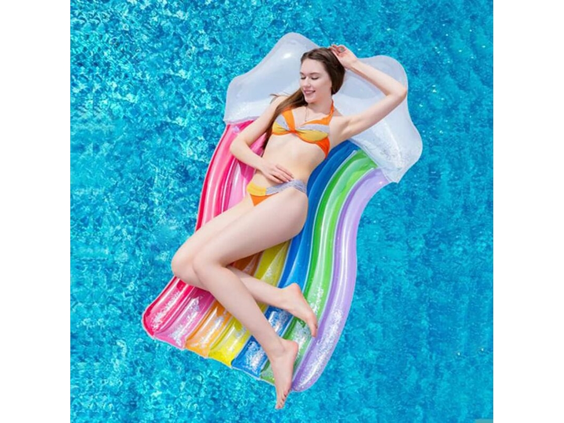 Conjunto De 2 Redes Infláveis ​​multifuncionais, Camas Flutuantes, Boias Portáteis Ultraleves Para Água, Cadeiras De Drenagem Flutuantes, Cor Klb