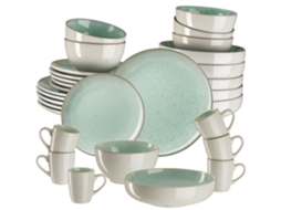 Conjunto De Louça Mare Em Grés, Para 6 Pessoas Tectake
