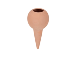 Regador Em Cone Relaxdays, 4 Unidades, Bola De Rega Para Garrafas De 1,5 L, Para Plantas E Floreiras, Terracota