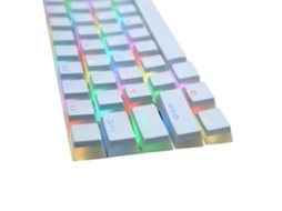 Acessório De Reposição De Resposta Rápida Em Pó Translúcido Bicolor Pbt104 Keycap Slowmoose