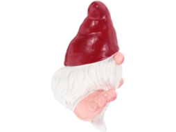 Kichouse Estatueta Criativa de Gnomo para Decoração de Jardim, Feita de Resina, com Pés Grandes e Chapéu Vermelho. CHABERLU