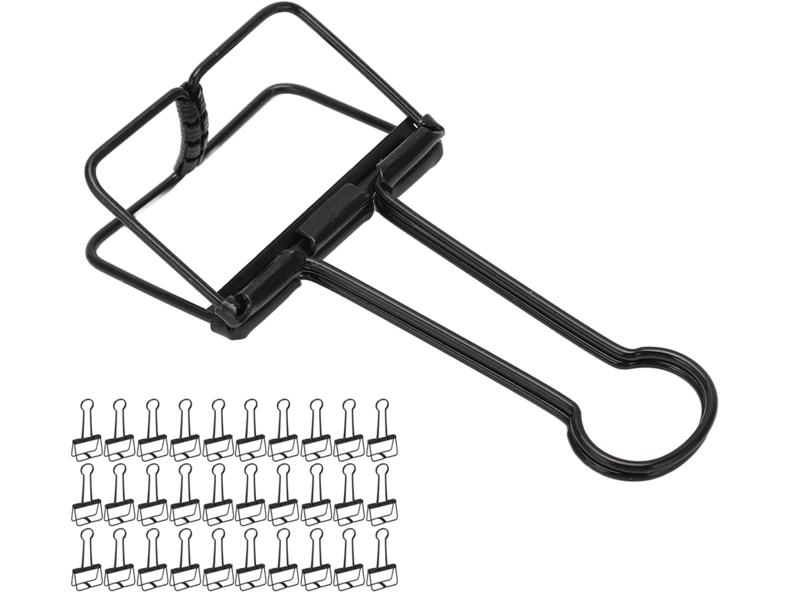 Pequenos Ocos Metal Grampos Gloglow Nan Encadernar Papéis, Com Design Forte Compressão, Tamanhos De 51mm 2 Polegadas