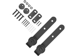 Placa De Junção Metal Durável, Fixador De Reparo Que Aumenta A Integridade Do Kit Ferragens Para Porta Celeiro