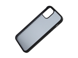Capa LAXISCREED Telefone Textura Fibra Moldura Metal
