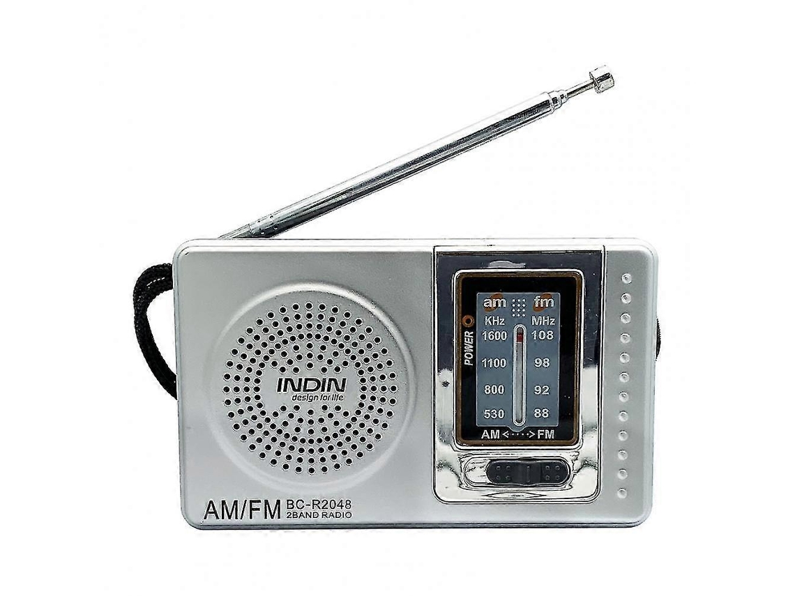 Rádio De Bolso Portátil Com Antena Telescópica E Bateria, Mini Rádio Am Fm Multifuncional. Olysi Shop