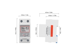 Laxiscreed Medidor Digital De Energia De Fase Única Com Display Lcd Para Painel Din