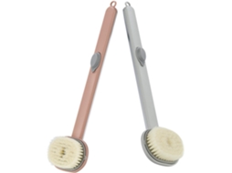 Conjunto De 2 Escovas Banho Aboofan, Dispensador De Sabonete Para As Costas, Escovas Esfoliantes Para Limpeza E