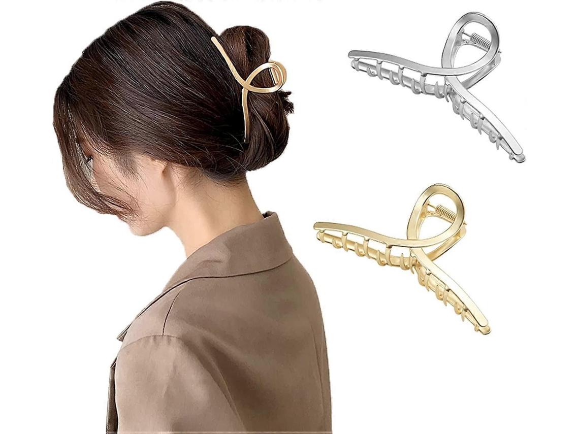 Presilhas De Cabelo Em 6 Cores, 4,3 Polegadas, Antiderrapantes