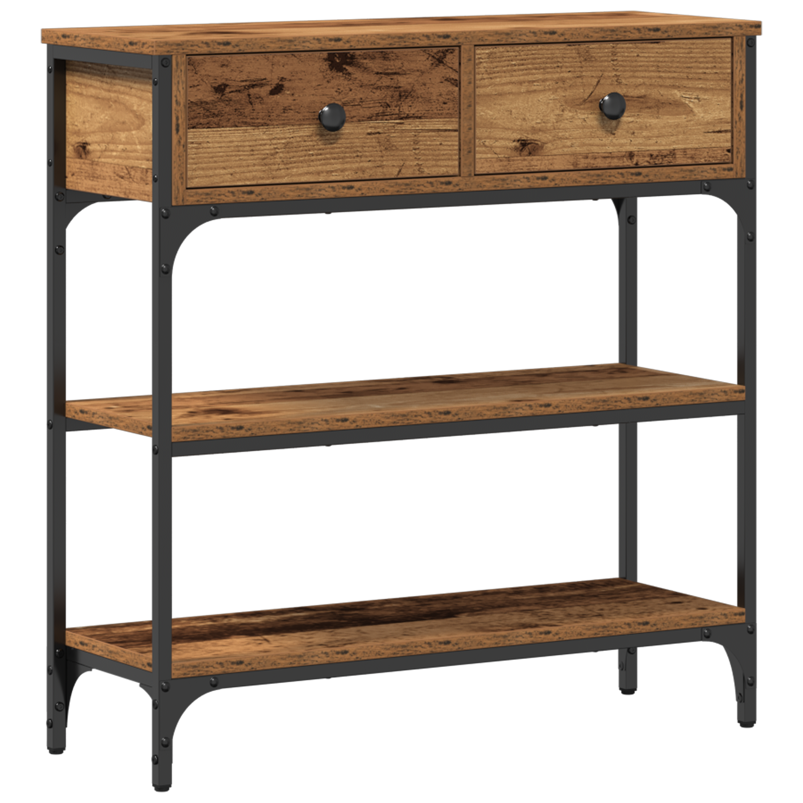 Conjunto 1 Aparador Vidaxl Castanho Derivados De Madeira (72.5 X 25 X 75 Cm)