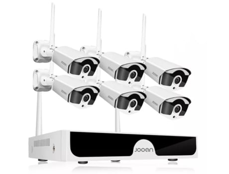 Kit 6 Câmaras Wifi Vídeovigilância Hd Wireless