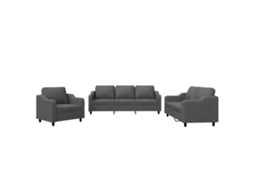 Sofa Set, Sofa Sets Vidaxl Cinzeto Tecido (n/a)