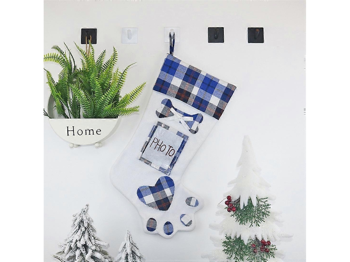 Cx20203 Sacola De Presente Criativa Com Estampa De Pata De Cachorro Para Árvore De Natal Decoração Para Árvore De Natal Hengjian