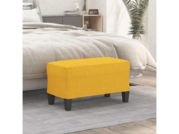 Bench, Benches Vidaxl Amarelo Tecido (70 X 35 X 41 Cm)