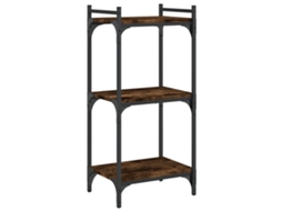 Bookcase, Bookcases Vidaxl Marrom Madeira Processada (n/a)
