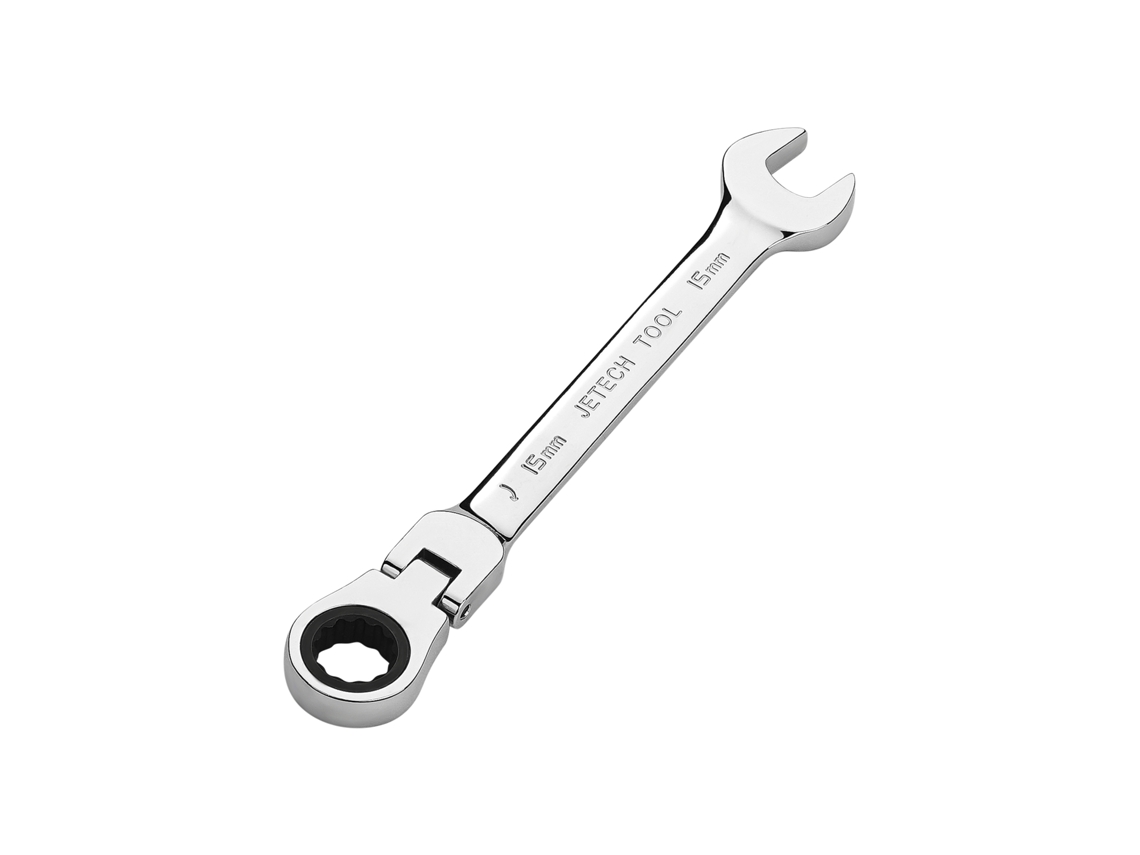 Chave De Catraca Com Cabeça Flexível De 15mm, Métrica Jetech