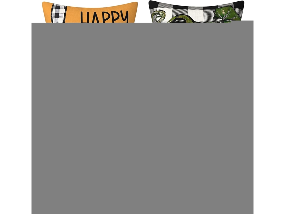 Conjunto De 4 Capas De Almofada Decorativas De Outono Em Formato De Animais Da Estação.