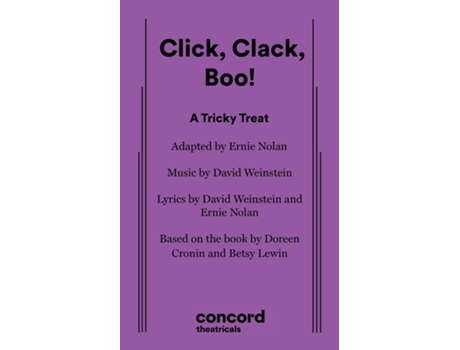 Livro Click, Clack, BOO! de Ernie Nolan (Inglês)