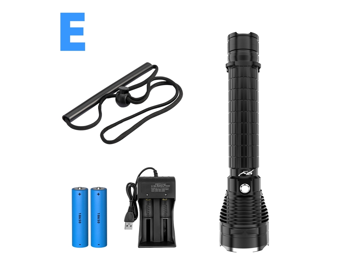 Lanterna De Mergulho Led, Pacote E Tressino