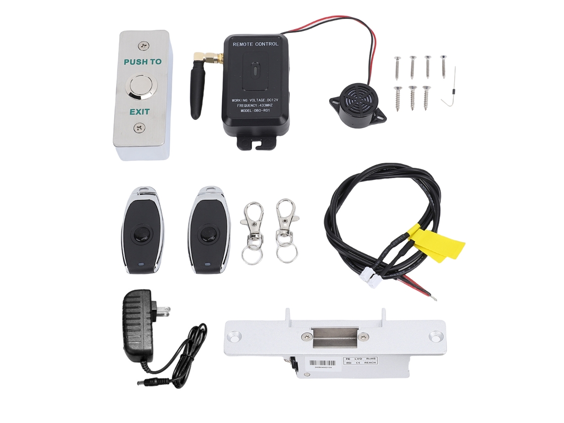 Kit de Sistema de Controle de Acesso Tuya Wifi (Desbloqueio Remoto Sem Fio, Segurança Contra Falsificações)