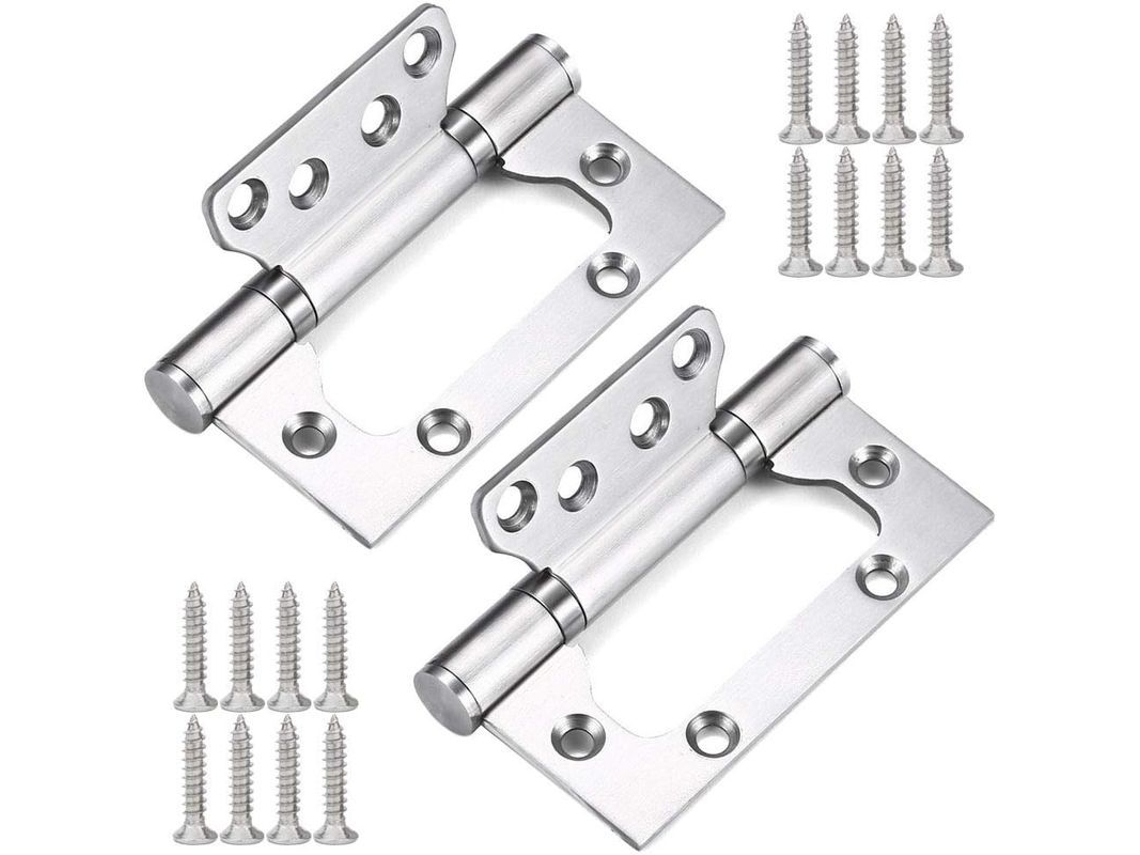 Goivos Bisagras De Porta 2 Peças Aço Inox 304 10cm Com Rolamento De Bola E Parafusos Para Móveis Residenciais