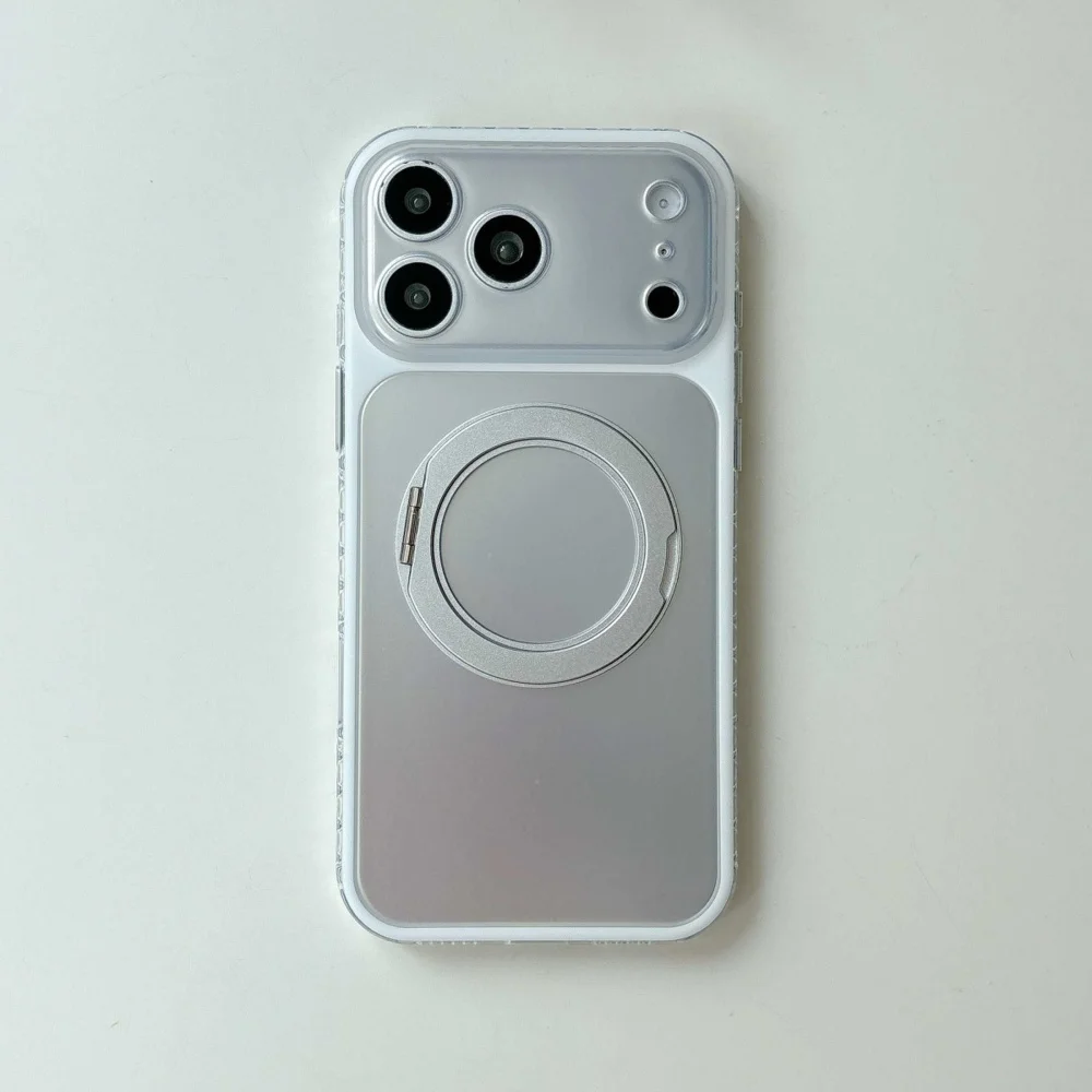(branco, Iphone 17 Pro Max) Capa De Celular Macia, Suporte Giratório 360°, Proteção Total Da Câmera, Capa Protetora À Prova De Choque.