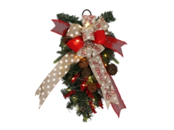 Laxiscreed Sacola Natal Com Campainha E Laço Para Presentes E Doces De Festa