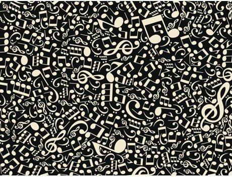 Papel de Parede ARTGEIST Notas Musicais (300x231 cm)
