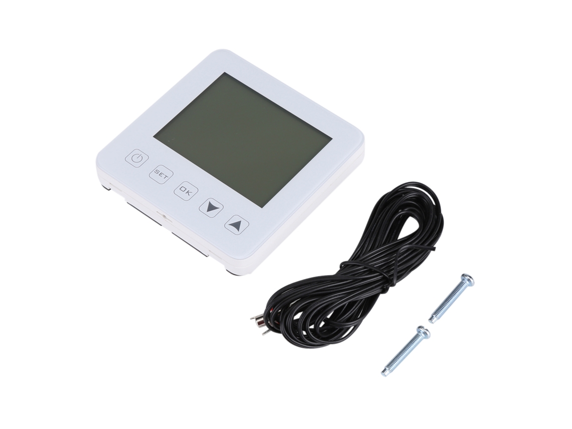 Laxiscreed Termóstato Elétrico De Aquecimento 16a Com Ecrã Lcd E Controlo De Temperatura Programável