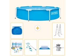 Piscina com Estrutura Redonda 244x51 Cm 7 peças S20992 INTEX