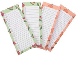 Lote De 4 Mini-blocos-notas Destacáveis Para Agenda Cotidiana Em Papel, Reutilizáveis, Cursos E Mesas