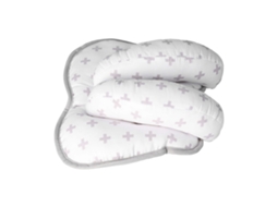 Primerox travesseiro para Bebê Ajustável Transpiravel Suave Design Único Suporte Cabeça Branco Plus