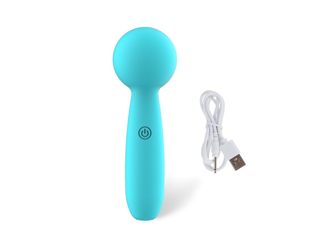 Mini Vibrador De Massagem Eltrico De 10 Frequncias Para Mulheres (azul)