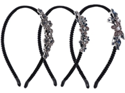 Conjunto De 6 Elegantes Tiaras Com Strass, Delicados Acessórios De Cabelo Para Casamentos E Outras Ocasiões Especiais.
