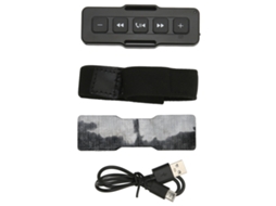 Controle Remoto Bluetooth 5.0 Vestível Ipx4 À Prova D'água Para Smartphones Com Botões Grandes E Bateria Longa