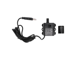 Bomba Dágua Submersível Pequena Usb 5v Com Indicador Led 250lph 200cm