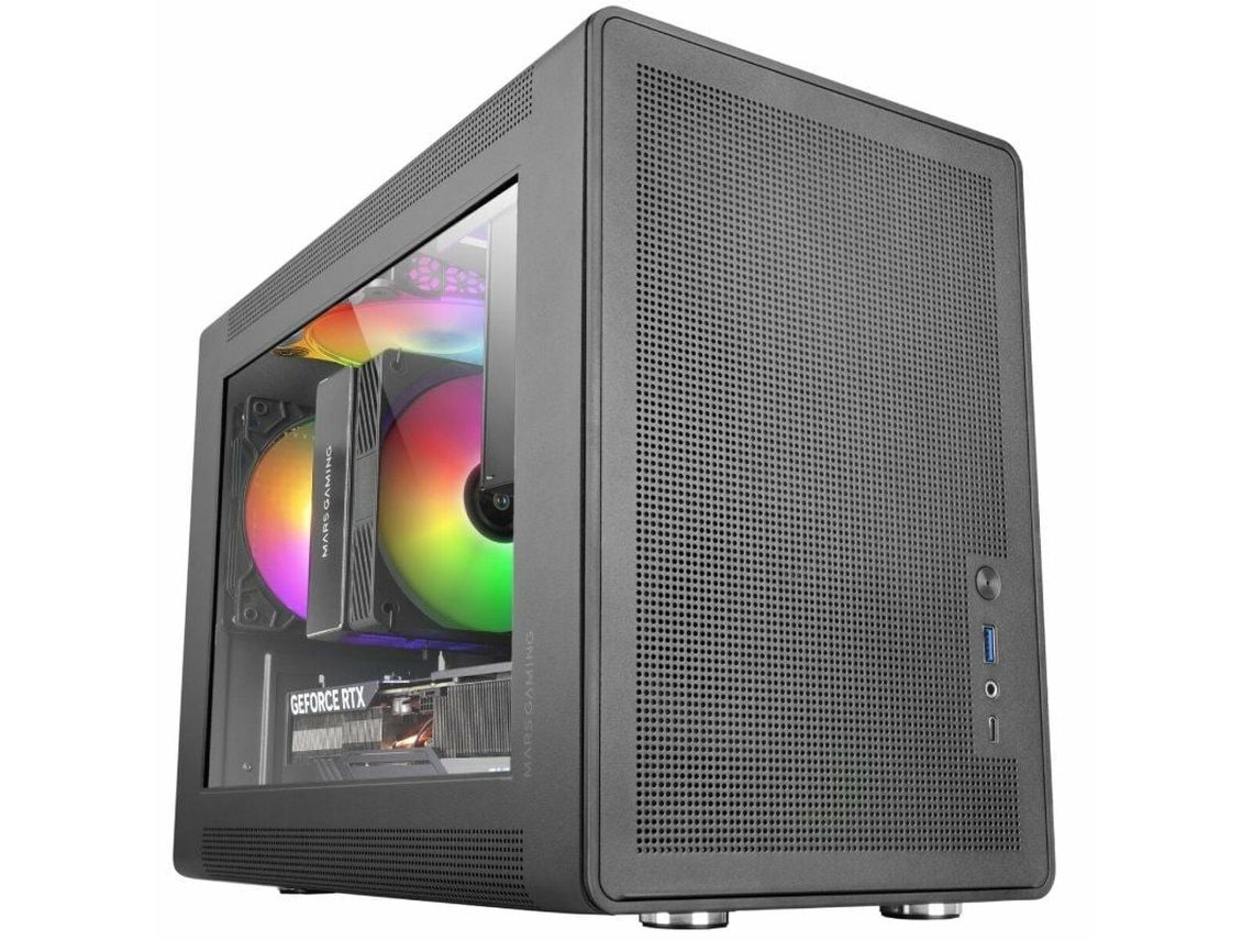Caixa Minitorre Micro Atx / Itx Mars Gaming Mcxps (preto Mini Tower)