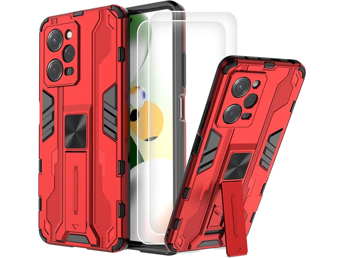 Conjunto De Capas Note Para Xiaomi Xiaomi Poco X5 Pro 5g/redmi Note 12 Pro 5g Hongwe. Vidro Temperado Anti-choque (2un)