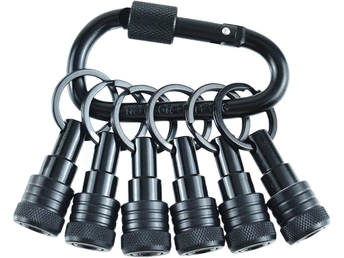 Conjunto De 6 Peças Suporte Para Bits Extensão Com Encaixe Hexagonal