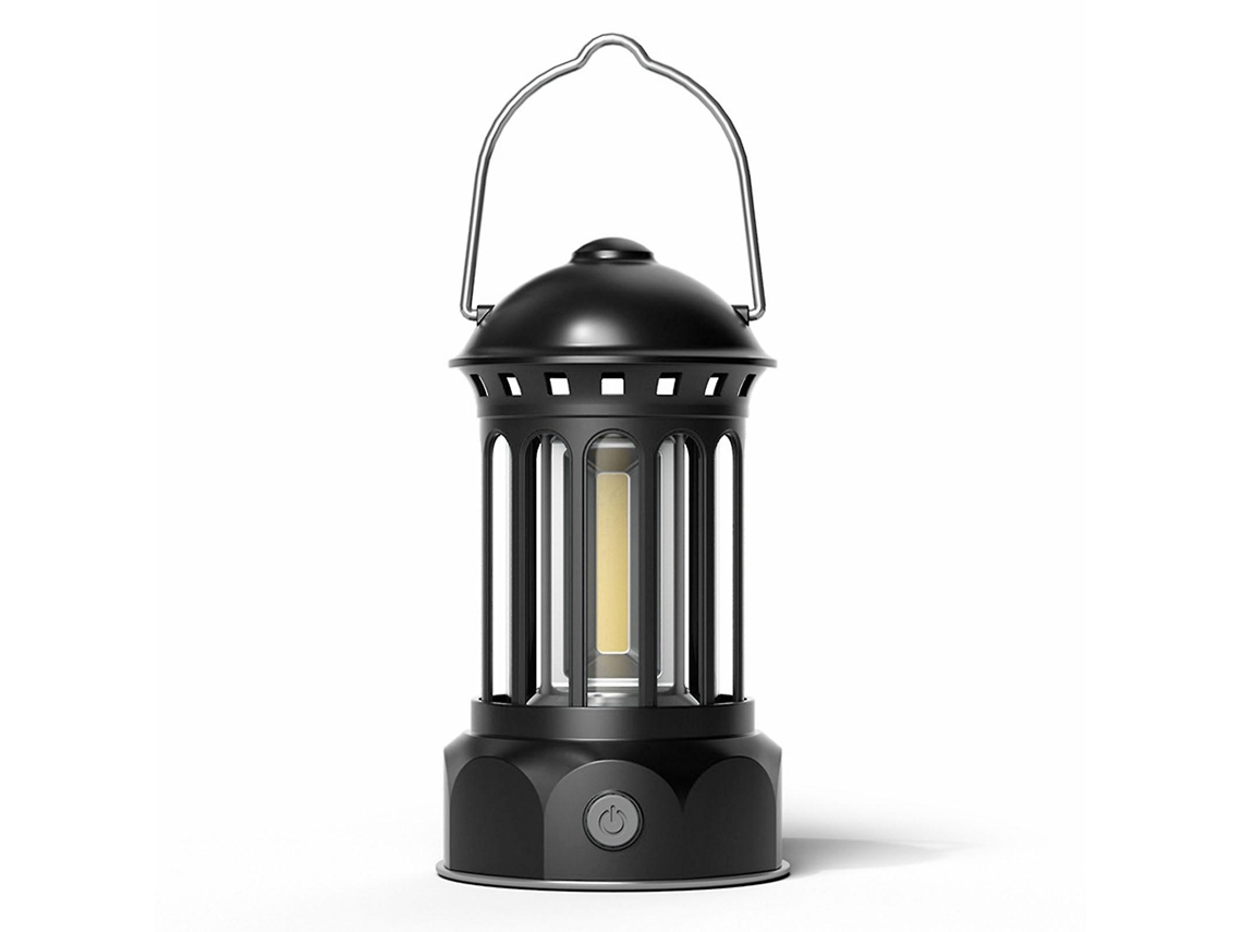 Lanterna De Acampamento Retro Cob, Ferro Cromado Abs, Portátil, Para Pesca Ao Ar Livre Olysi Shop (enviado Sem Bateria)