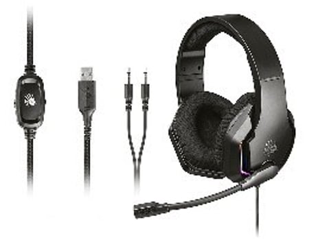A4Tech Bloody G260P Auscultadores USB/AUX 3.5mm RGB, Preto, A4Tech