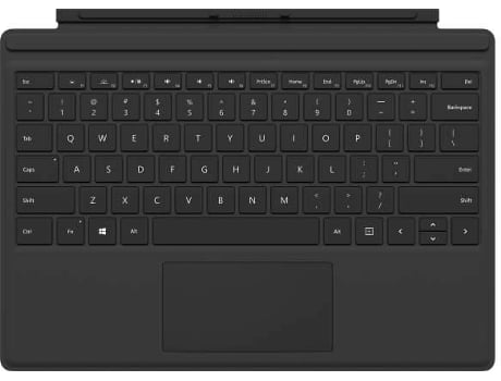 Teclado para Tablet MICROSOFT Surface Pro Type Cover Preto
