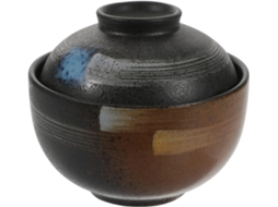 Tigela De Sopa De Cerâmica Com Tampa, Estilo Japonês Vintage, Recipiente Em Formato De Abóbora Para Cozinhar E Servir Tigela De Sopa De Gokoco