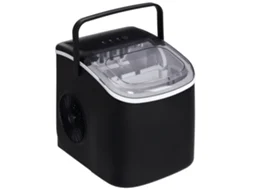 Máquina De Fazer Gelo Silenciosa 12 Kg Em 24 Horas 9 Cubos Em 6-12 Minutos Depósito De Água 1,3 L 22,2x29,4x29 Cm Preto