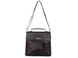 Bolsa Transversal Funcional Em Couro Pu, Estilo Mochila Escolar, Bolsa De Ombro Casual Perfeita Para Estudantes E Adultos, Marrom Escuro.