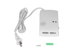 Detector de Vazamento de Gás Natural e Gás Liquefeito com Auto Verificação e Alarme Sonoro Luminoso para Cozinha Residencial