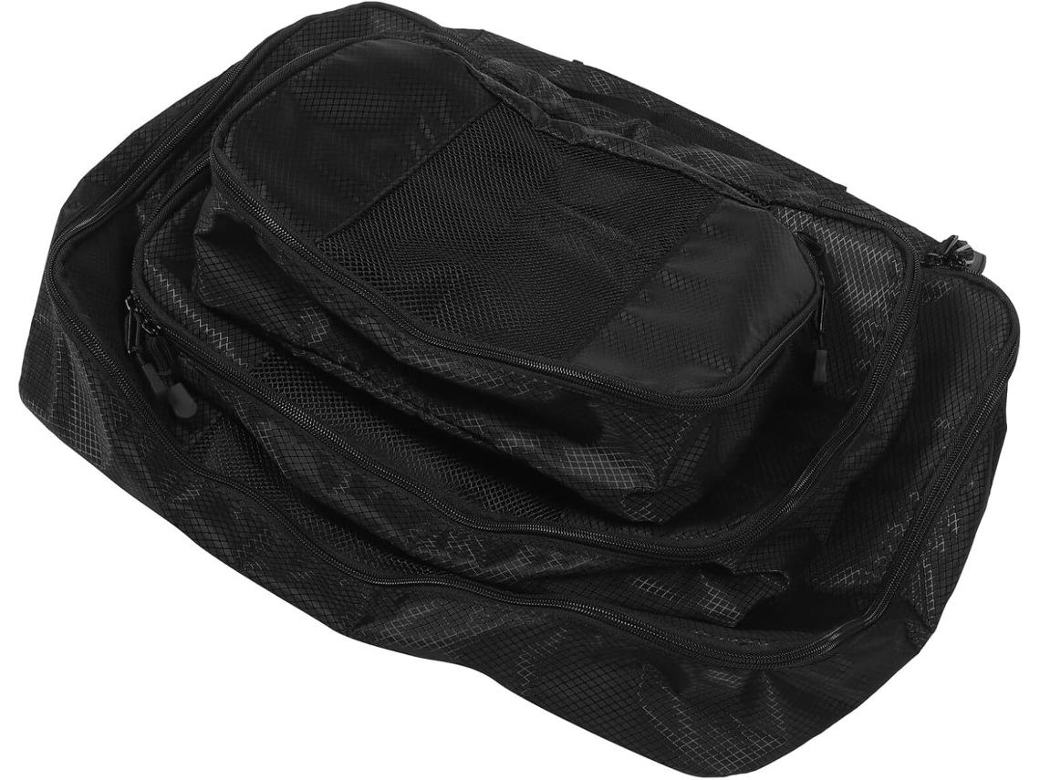 De 3 Sacos Organizadores De Viagem Nuobesty Em Poliéster Preto, Grande Capacidade, Leves E Compactos