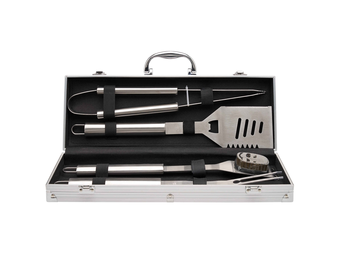 Mala Com 4 Utensílios Barbecue